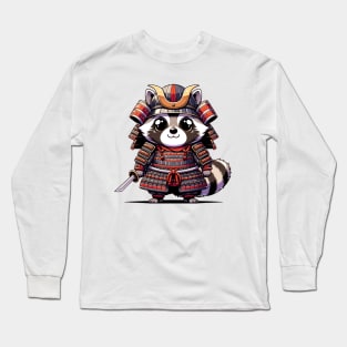 Kawaii samurai ferret Long Sleeve T-Shirt